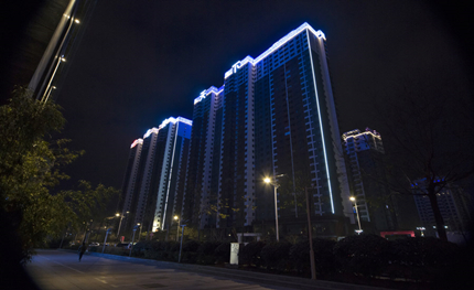 网红打卡圣地，华体助力西安高新路夜景革新晋升